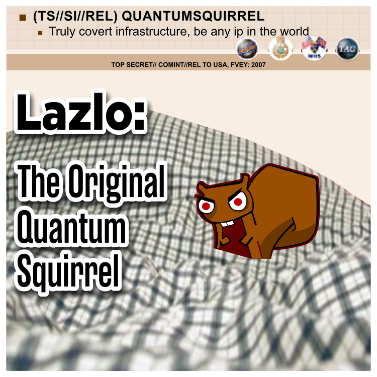 NSA, Theft, and the Original Quantum Lazlo
